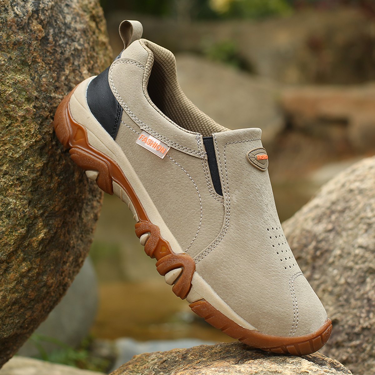 Men's Push Hiking Shoes Low Tip
