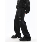 Men's Raw Hem Jeans
