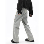 Men's Raw Hem Jeans