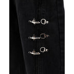 Men's Raw Hem Jeans