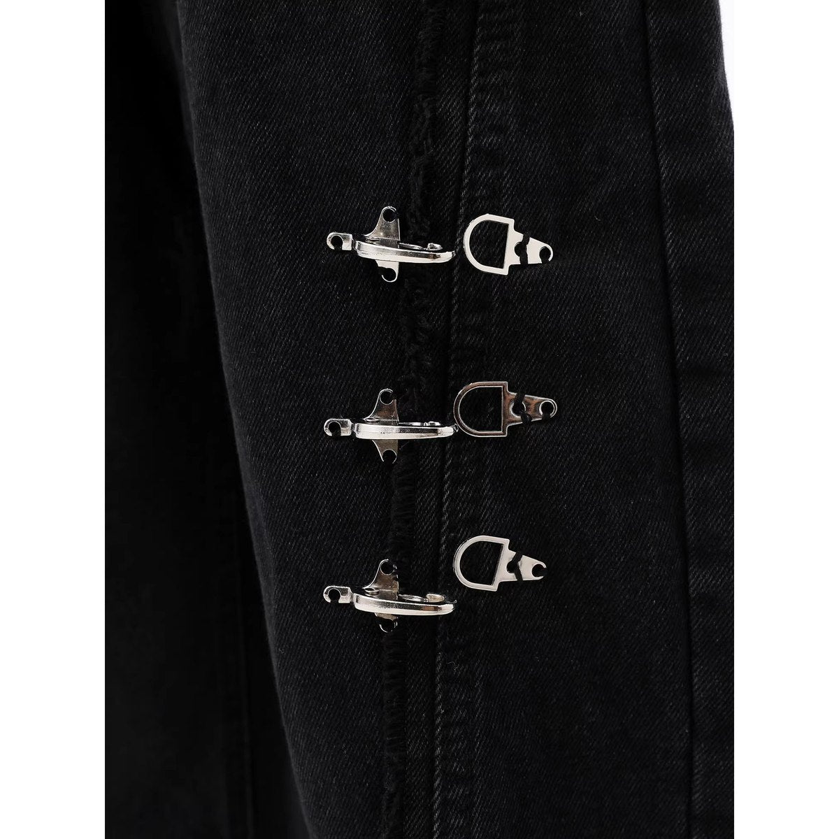 Men's Raw Hem Jeans