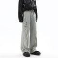 Men's Raw Hem Jeans