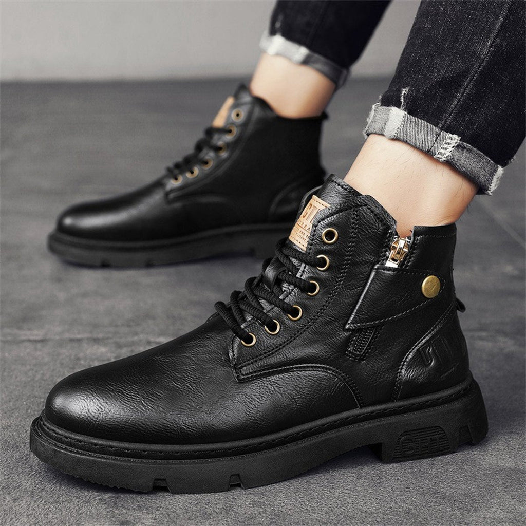 Men's Retro British High Cut Martin Boots