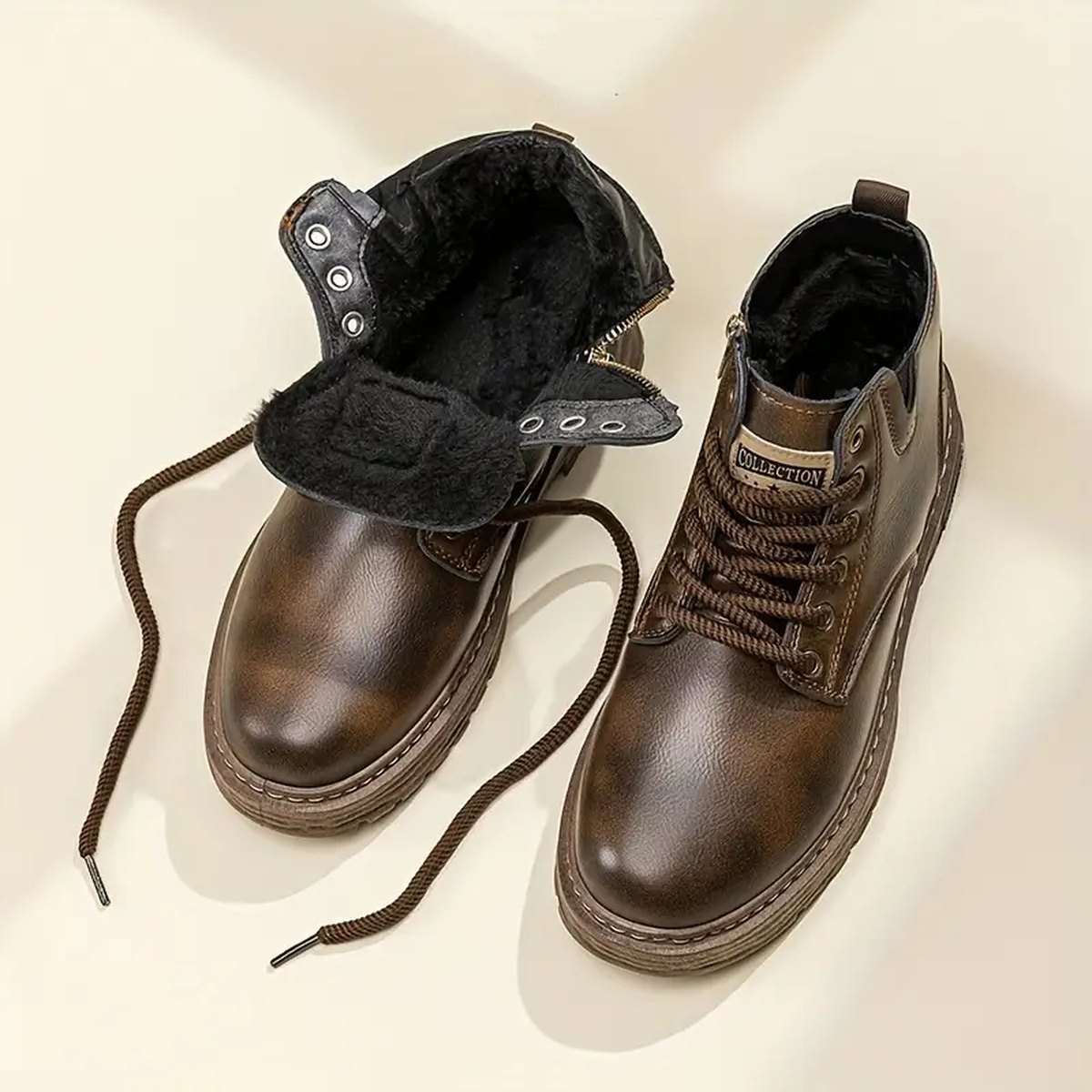 Men's Retro British Work Ankle Boots