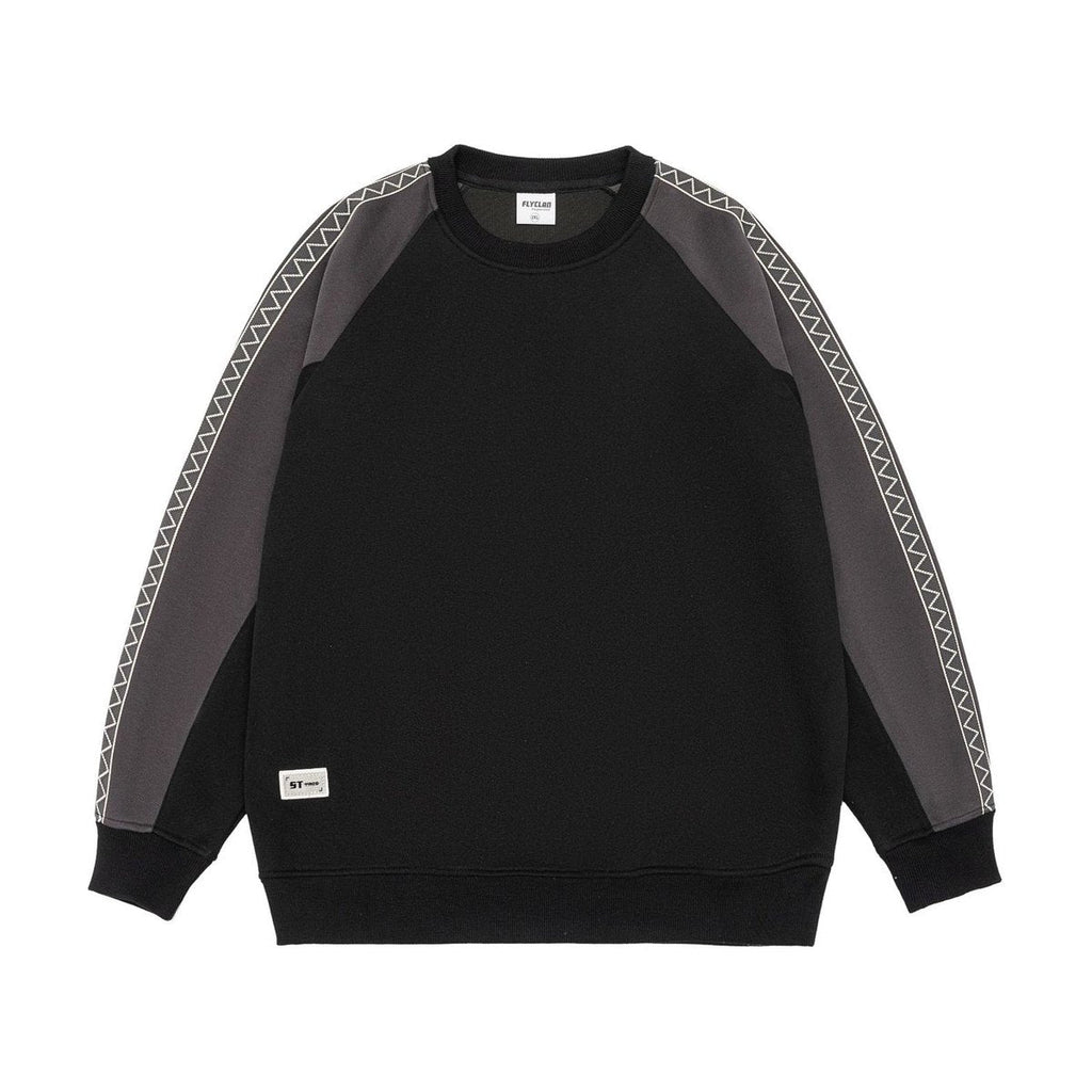 Men's Retro Contrast Color Sweatshirt