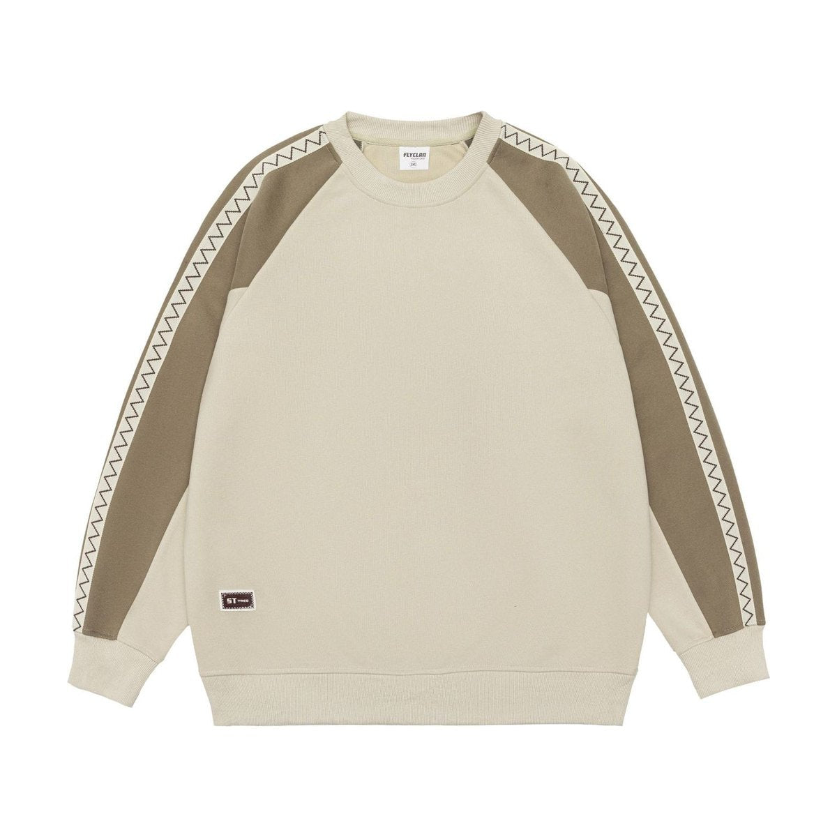 Men's Retro Contrast Color Sweatshirt