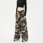 Men's Retro Straight Cargo Camouflage Pants
