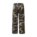 Men's Retro Straight Cargo Camouflage Pants