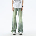 Men's Retro Washed Stitching Jeans
