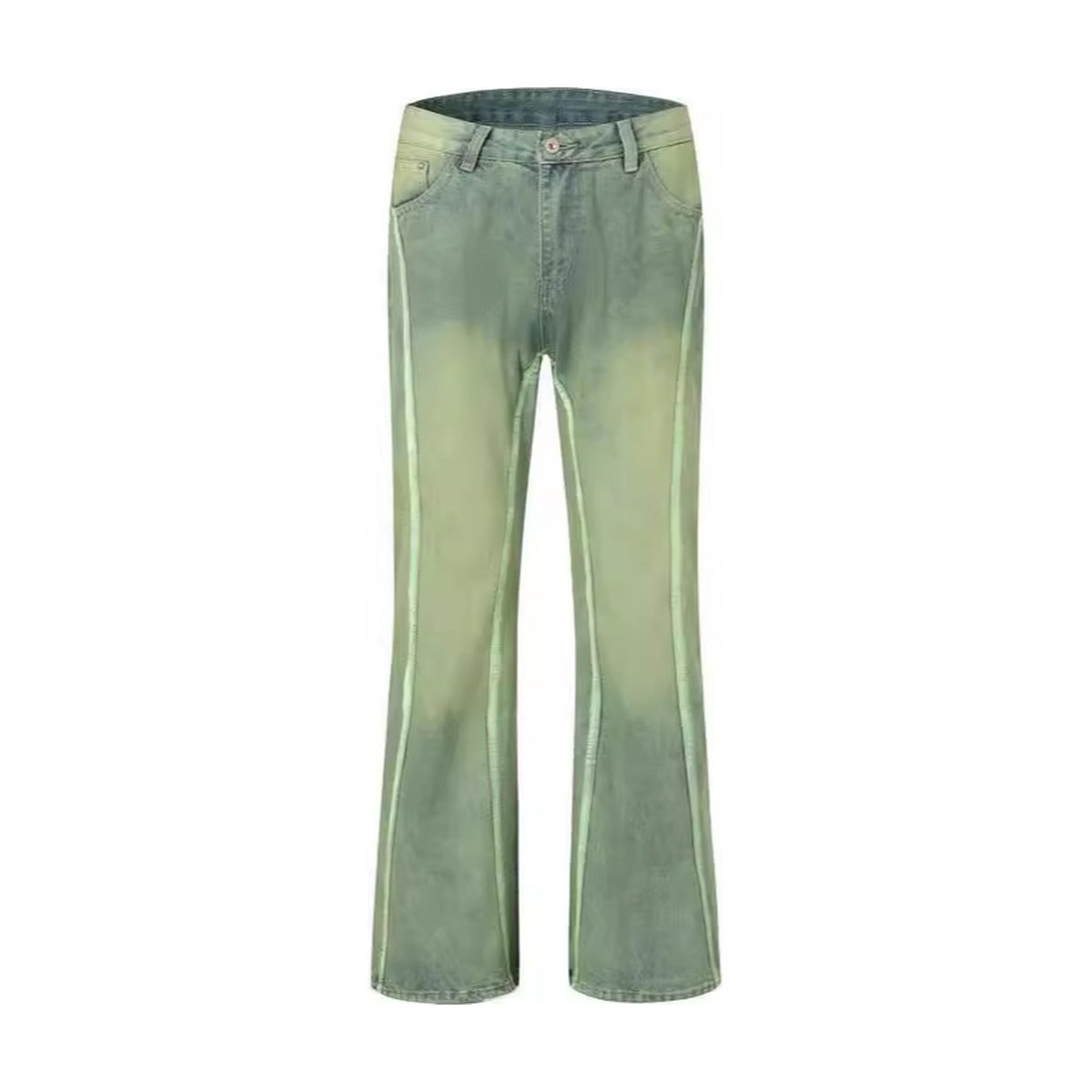 Men's Retro Washed Stitching Jeans