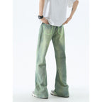 Men's Retro Washed Stitching Jeans