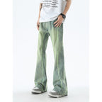 Men's Retro Washed Stitching Jeans