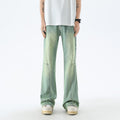 Men's Retro Washed Stitching Jeans