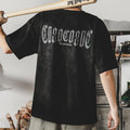 Men's Retro Washed T-shirt Heavy Short-sleeved Shirt