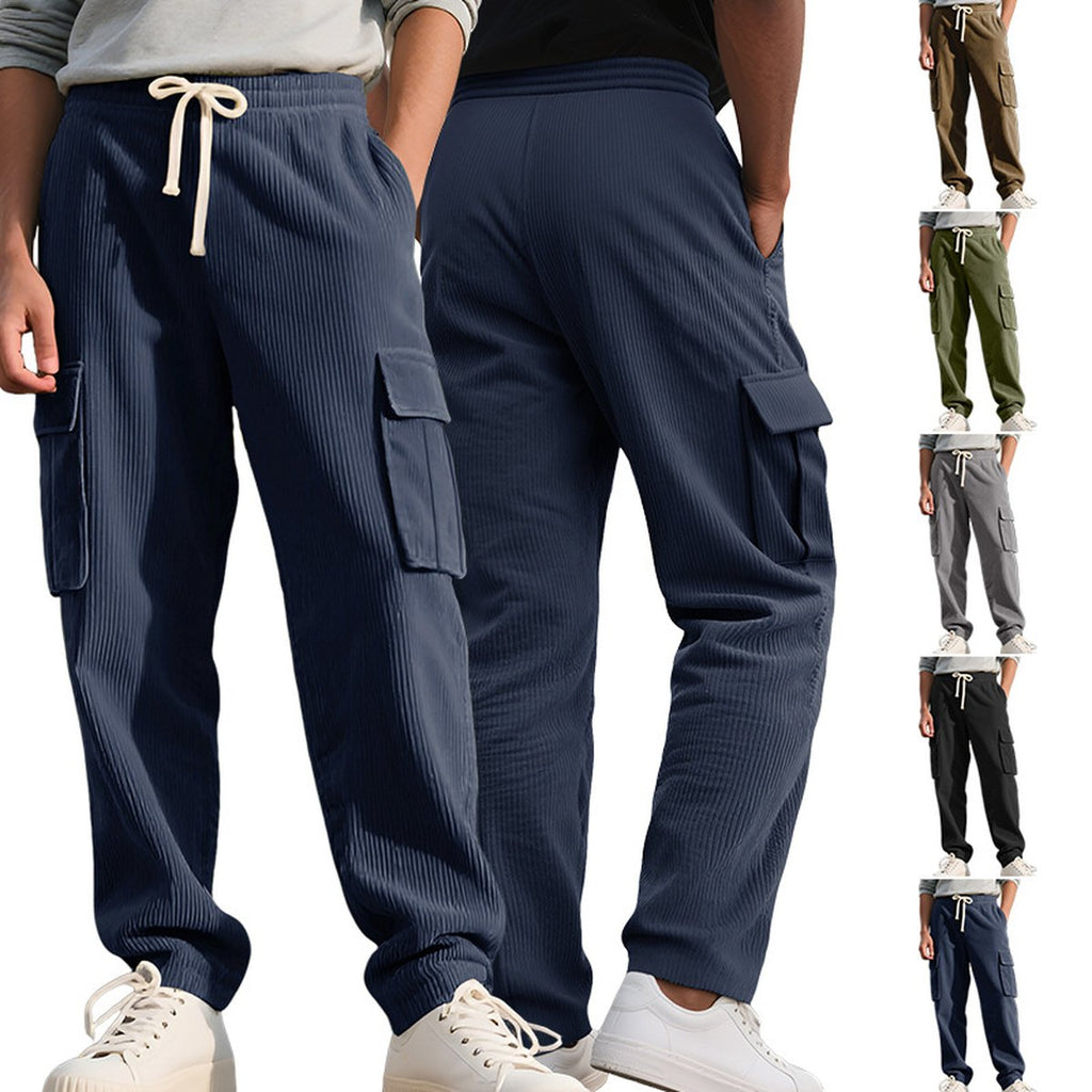 Men's Retro Workwear Casual Corduroy Sweatpants