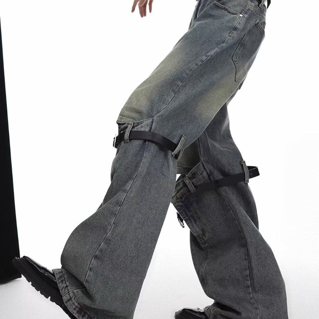 Men's Retro Worn Jeans