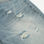 Men's Ripped Slightly Flared Jeans
