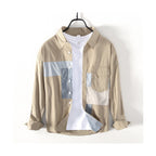 Men's Shirt Cotton Casual Workwear Jacket