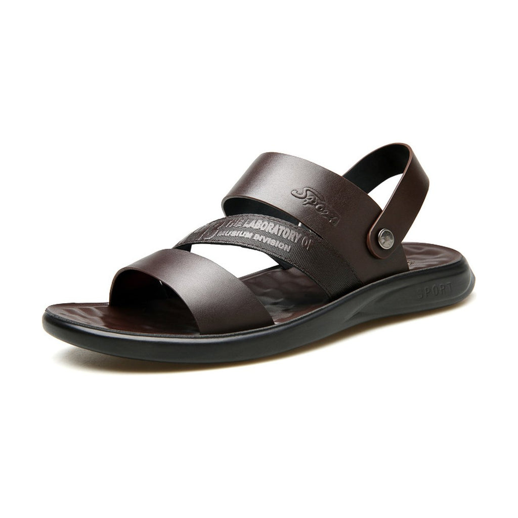 Men's Shoes Beach Sandals Thick Sole Non-slip Flat