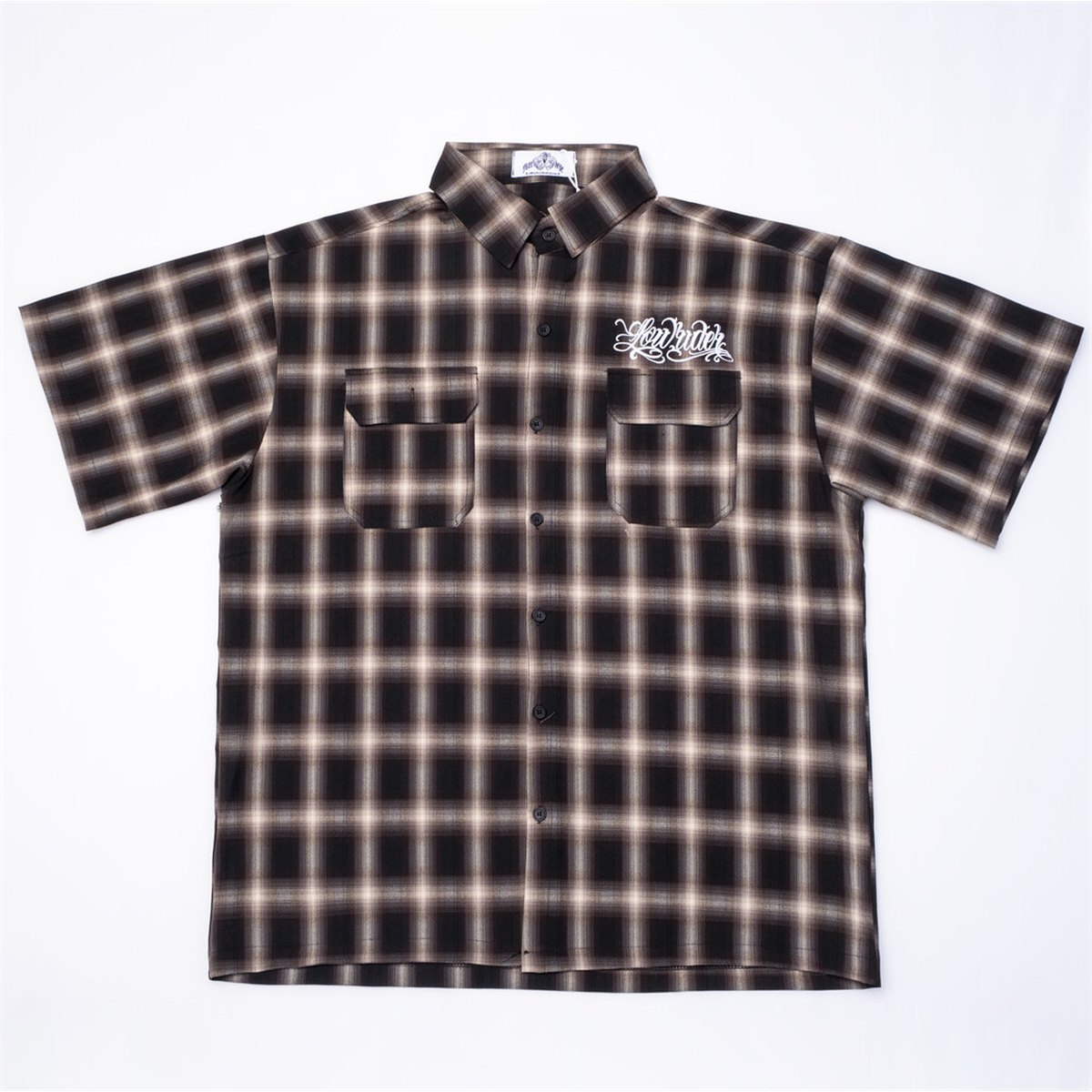 Men's Short Sleeve Plaid Shirt