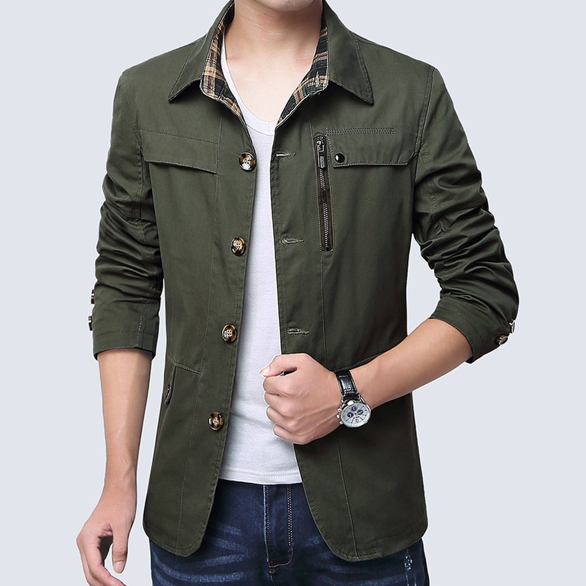Men's Slim Light Jacket