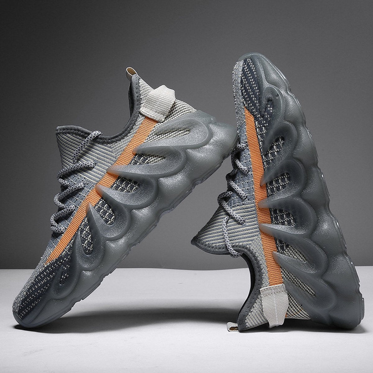 Men's Sneakers Wave Sole Cool Sports Shoes