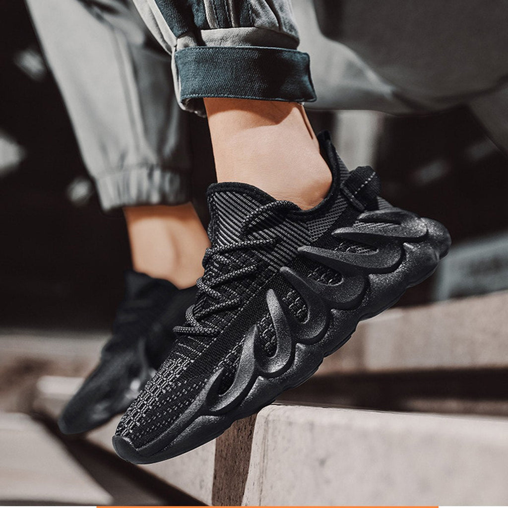 Men's Sneakers Wave Sole Cool Sports Shoes