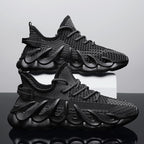 Men's Sneakers Wave Sole Cool Sports Shoes