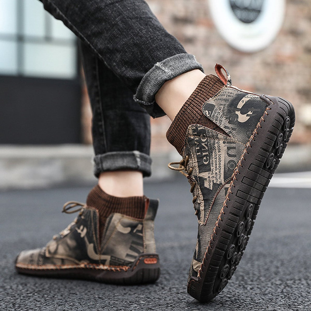 Men's Socks High-top Shoes