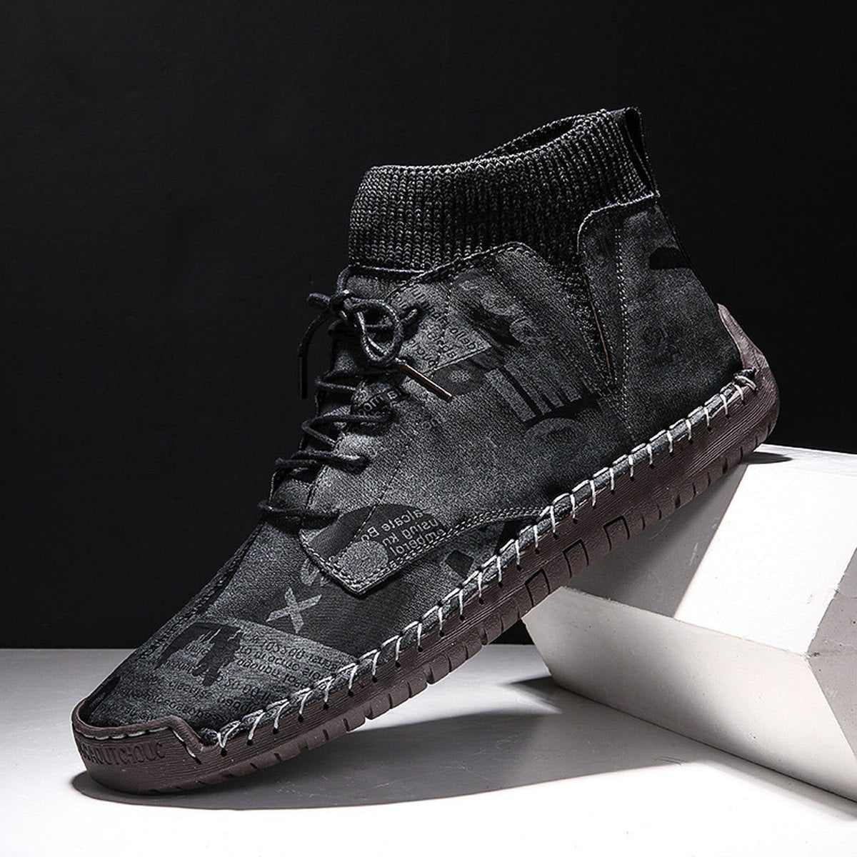 Men's Socks High-top Shoes