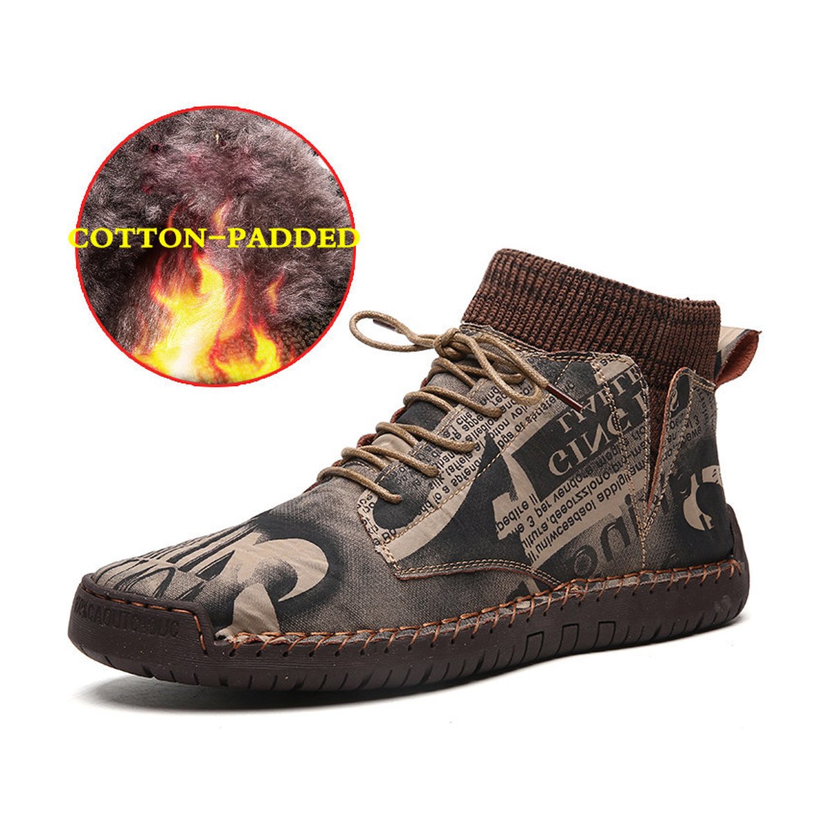 Men's Socks High-top Shoes
