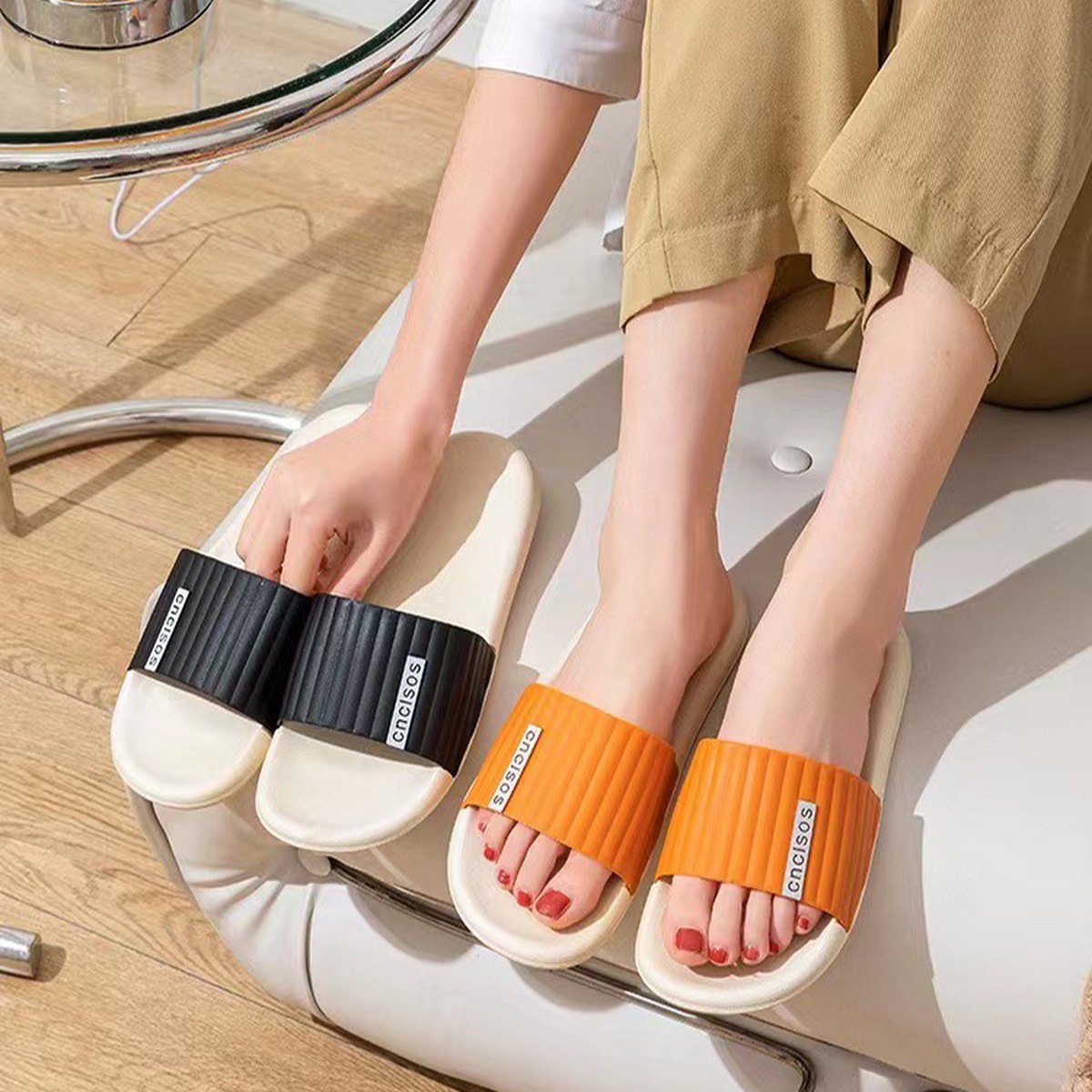 Men's Soft Bathroom Slippers Eva Non Slip House