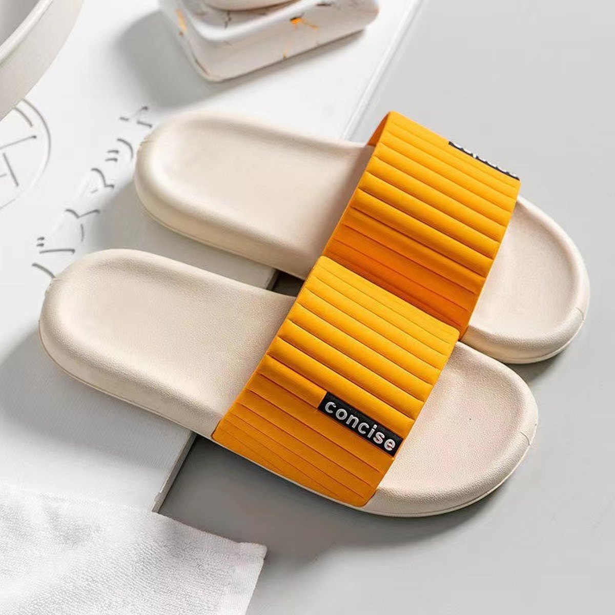 Men's Soft Bathroom Slippers Eva Non Slip House