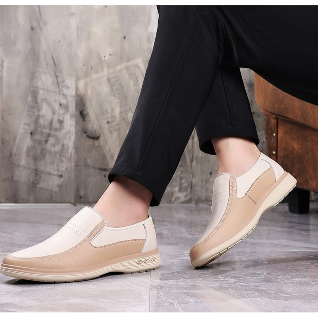 Men's Soft Leather Bottom Daily Casual Shoes