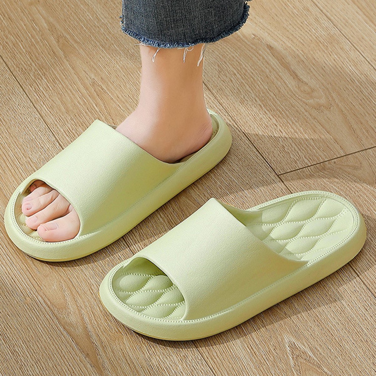 Men's Soft Slippers Floor Bathroom Shoes