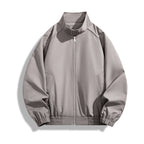 Men's Stand Collar Jacket Loose Casual
