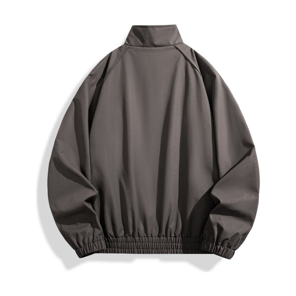 Men's Stand Collar Jacket Loose Casual