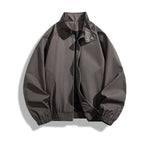 Men's Stand Collar Jacket Loose Casual