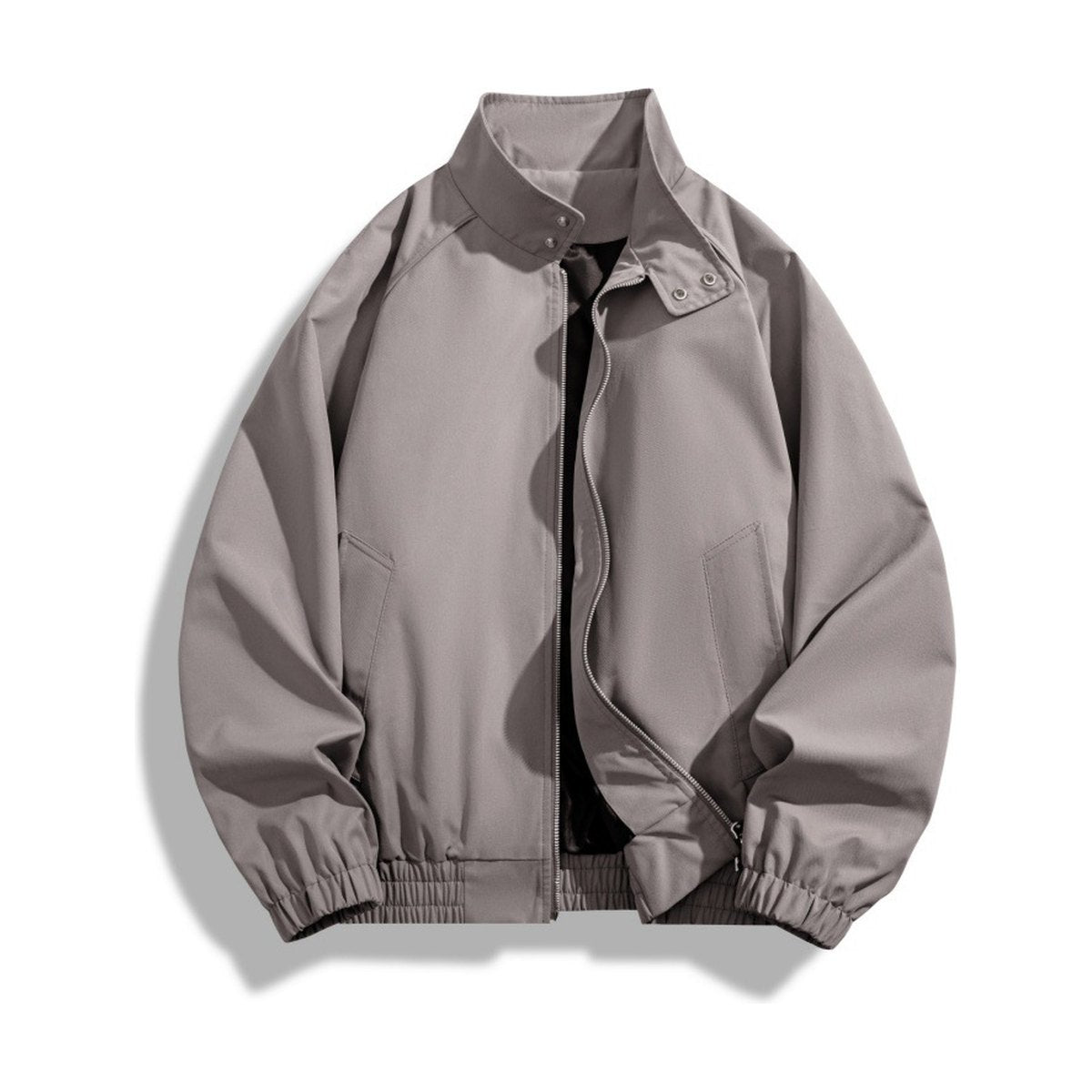 Men's Stand Collar Jacket Loose Casual