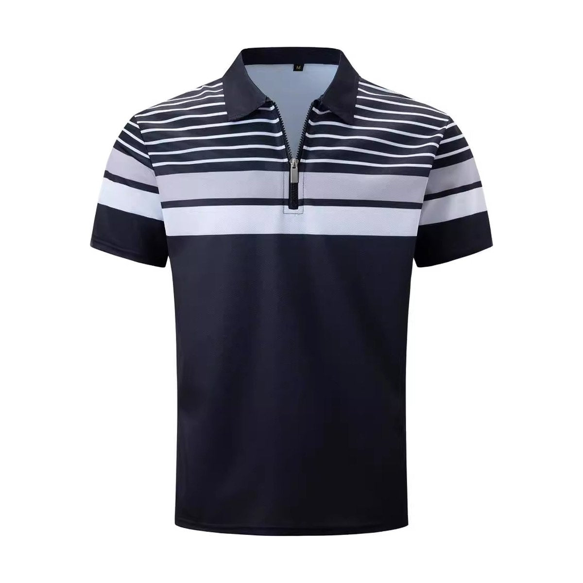 Men's Striped Business T-Shirt