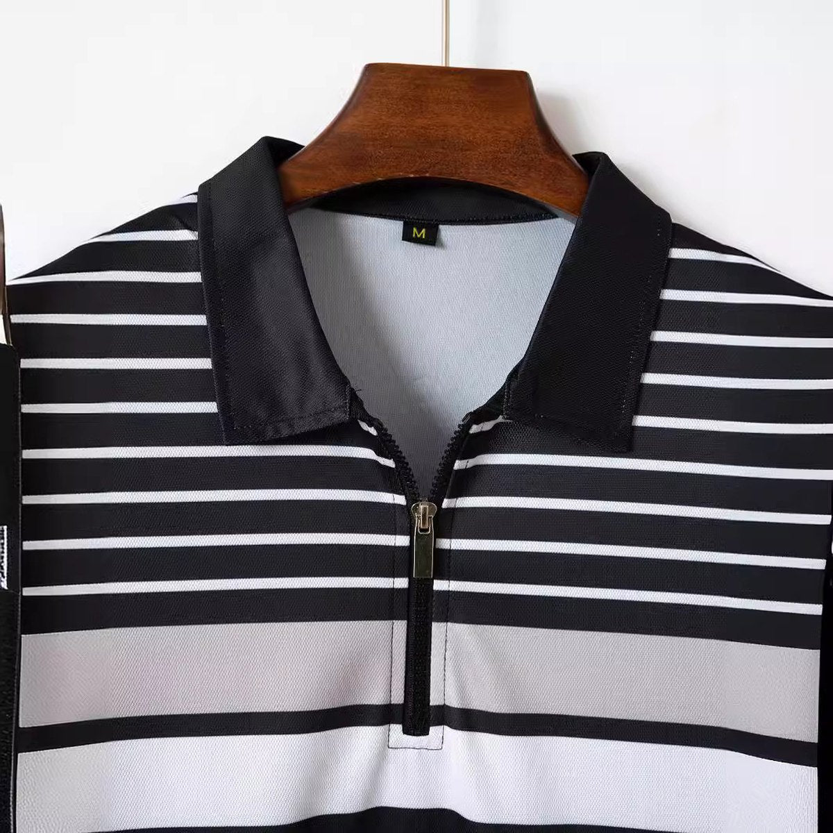 Men's Striped Business T-Shirt