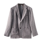 Men's Striped Casual Jacket