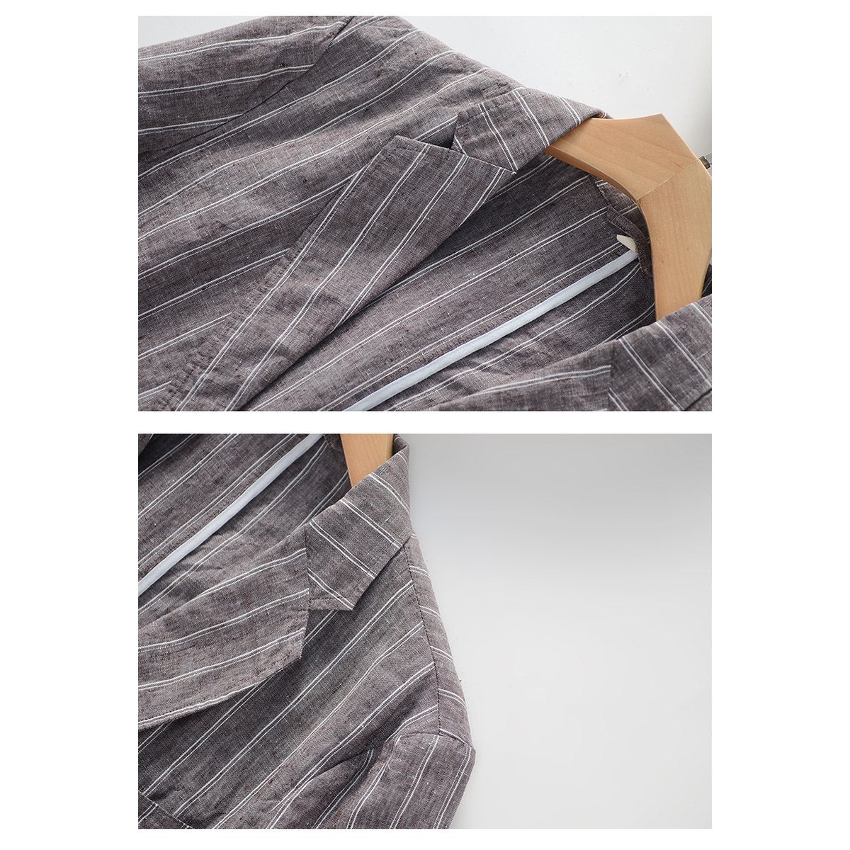 Men's Striped Casual Jacket