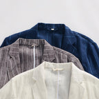 Men's Striped Casual Jacket