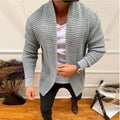 Men's Striped Casual Knitted Cardigan Jacket