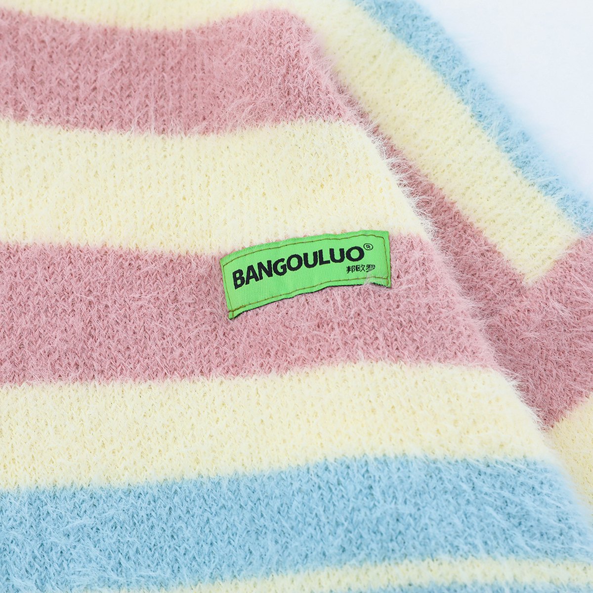 Men's Striped Knitted Sweater Coat