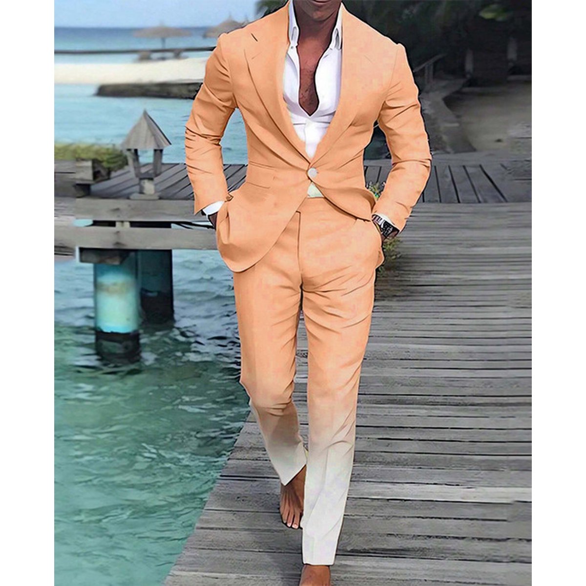 Men's Suit Loose Jacket