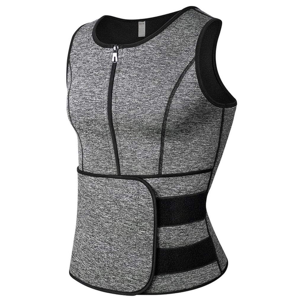 Men's Sweat Vest Sauna Suit Waist Trainer Weight
