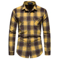Men's Thick Warm Woolen Cloth Flannel Casual Shirt