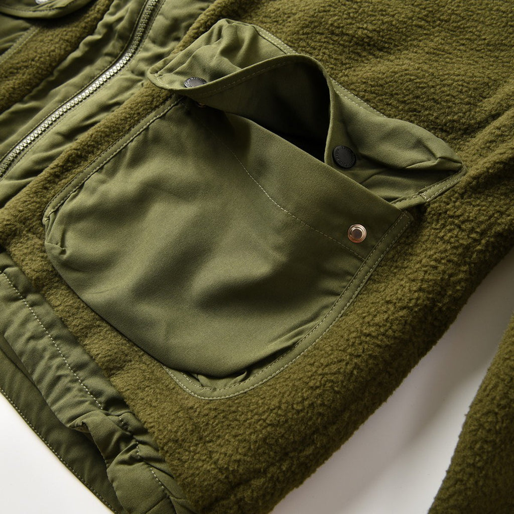 Men's Thickened Polar Fleece Loose Multicolor Cotton-padded Jacket